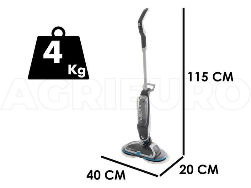 Bissell SpinWave Cordless - Fregadora de suelos para superficies duras - 18V