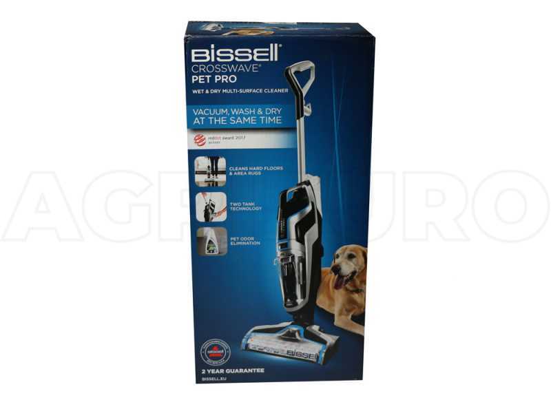 Bissell CrossWave Pet Pro - Fregadora de suelos 3 en 1: lava, seca y aspira