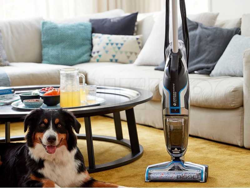 Bissell CrossWave Pet Pro - Fregadora de suelos 3 en 1: lava, seca y aspira