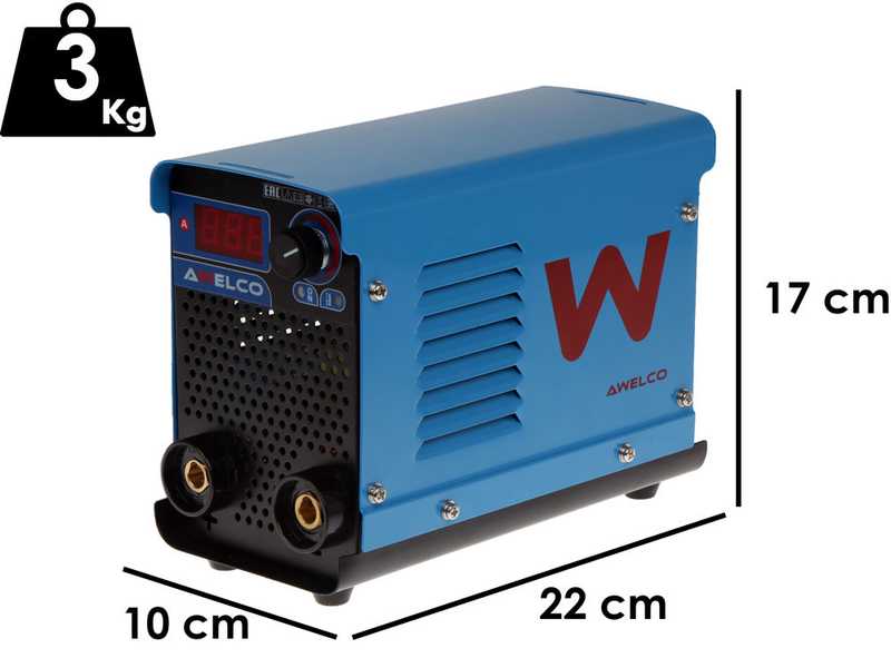 Awelco AX200 - Soldadora Inverter (MMA) , corriente continua (DC)