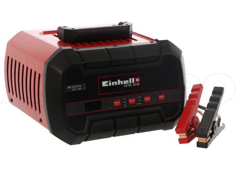 Einhell CE-BC 30 M - Cargador de bater&iacute;as, arrancador y mantenedor - Con microprocesador