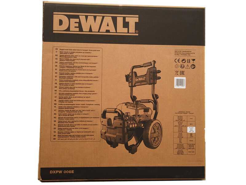 DeWalt DXPW 005E - Hidrolimpiadora trif&aacute;sica profesional - 200 bar - 810 l/h