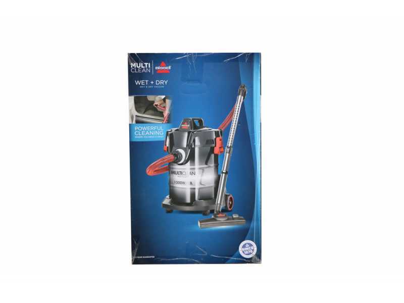 BISSELL Wet&amp;Dry Drum - Bid&oacute;n aspirador 2 en 1 - 23L - 1500W - con funci&oacute;n soplador