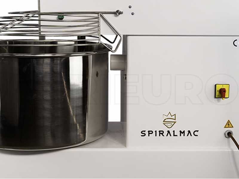 Amasadora de espiral trif&aacute;sica SPIRALMAC SV60 - Capacidad masa 60 Kg - 4 hp