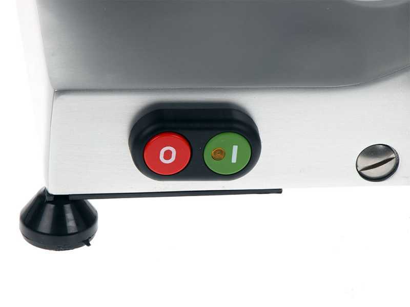 FAC F195 -Cortadora de fiambre con cuchilla de 195 mm - Afilador de serie - 132 W