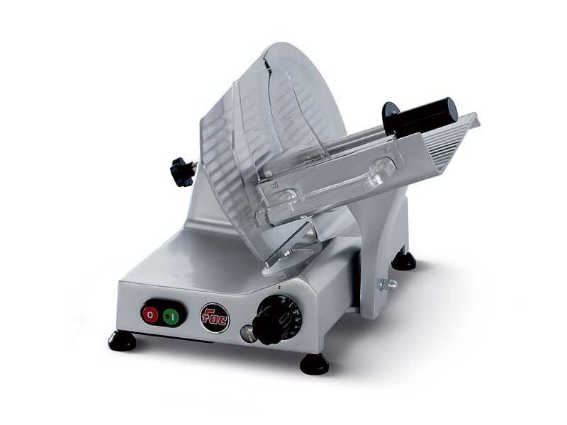 FAC S220 -Cortadora de fiambre con Cuchilla 220 mm - con partes que se pueden higienizar-185 W