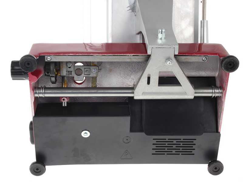 FAC S220 Roja - Cortadora de fiambre con  cuchilla de 220 cm - Afilador de serie - 185 W