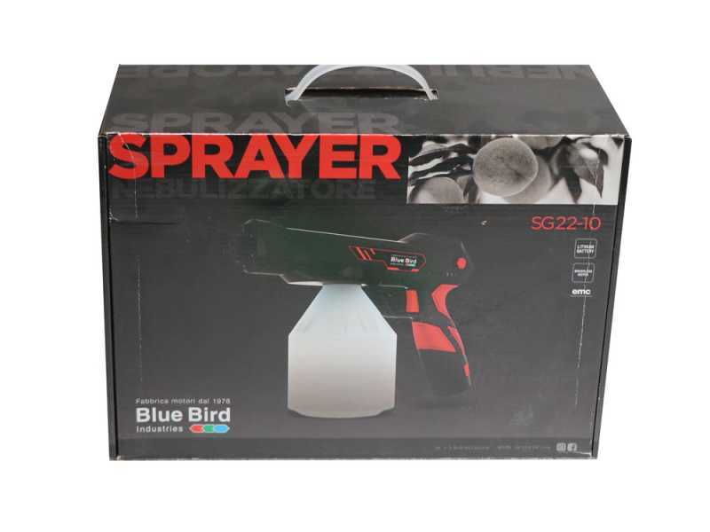 Blue Bird SG 22-10 - Atomizador de bater&iacute;a port&aacute;til - 12.6 V 2.5 Ah