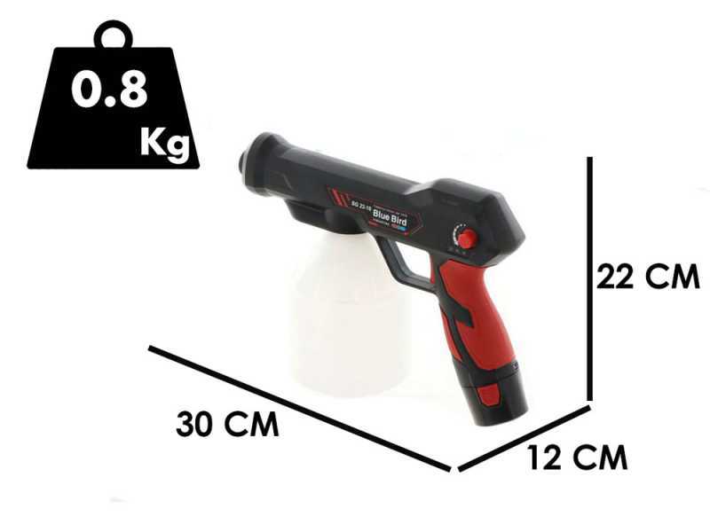 Blue Bird SG 22-10 - Atomizador de bater&iacute;a port&aacute;til - 12.6 V 2.5 Ah