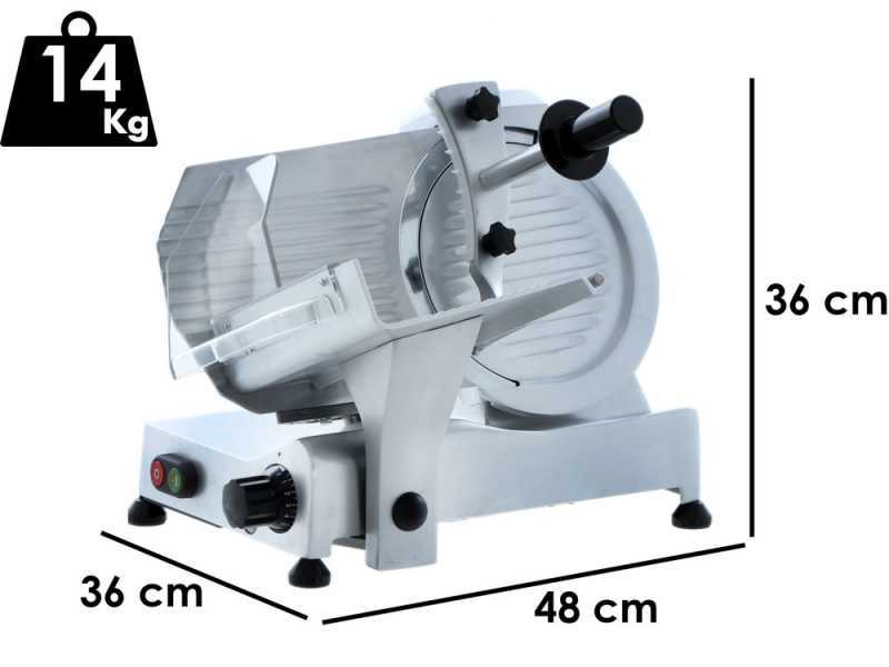 FAC F 250 R - Cortadora de fiambre con cuchilla de 250 mm- partes que se pueden higienizar