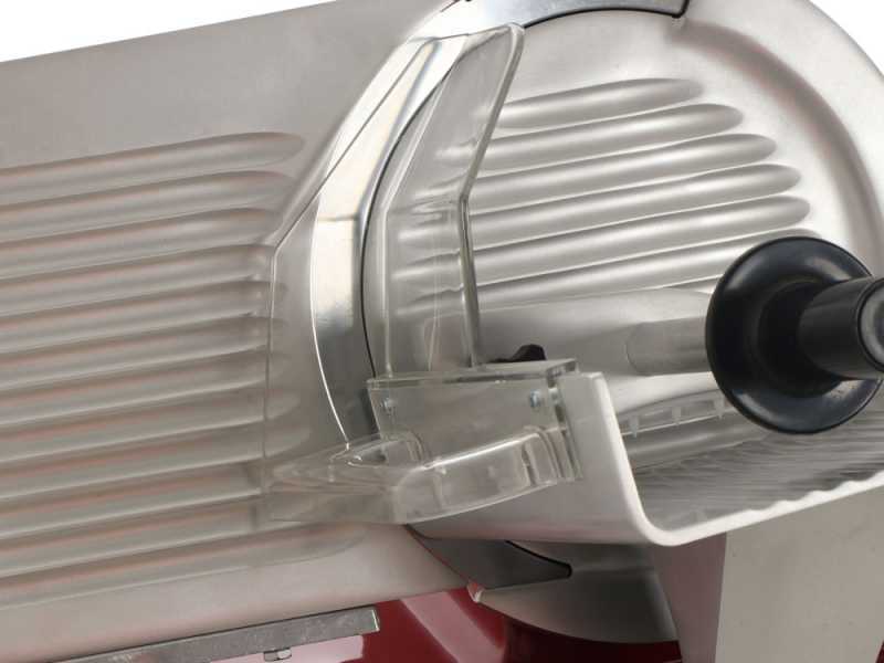 FAC F 250 R Roja -Cortadora de fiambre con cuchilla de 250 mm - Afilador fijo