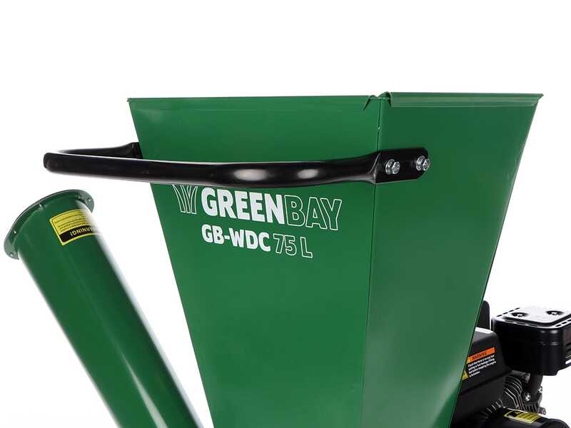 GreenBay GB-WDC 75 L - Biotrituradora con motor de gasolina - Loncin
