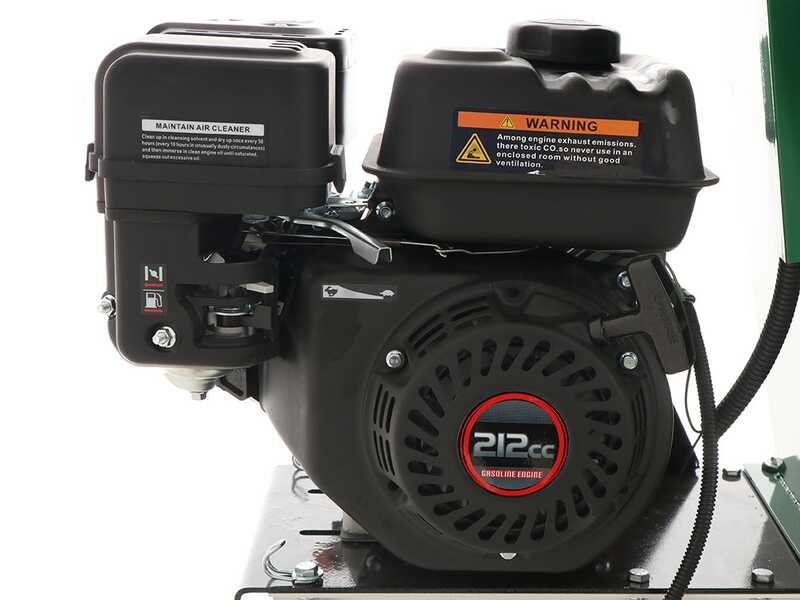 GreenBay GB-WDC 75 L - Biotrituradora con motor de gasolina - Loncin