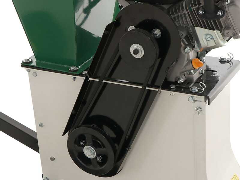 GreenBay GB-WDC 90 LE - Biotrituradora de gasolina - Motor de gasolina Loncin 15 HP