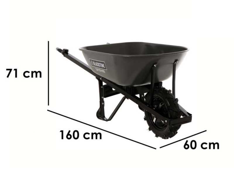 Carretilla el&eacute;ctrica Blackstone CAR 150-M100 - Bater&iacute;a de 24V/12Ah