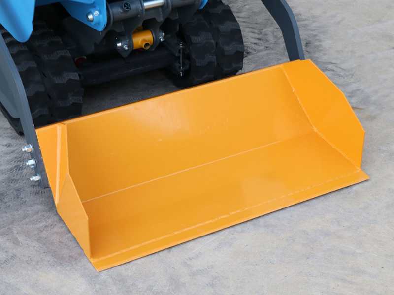 Carretilla de orugas con motor EuroMech EM500H-Dump &amp; Shovel - Caja dumper hidr&aacute;ulica 500 kg con pala