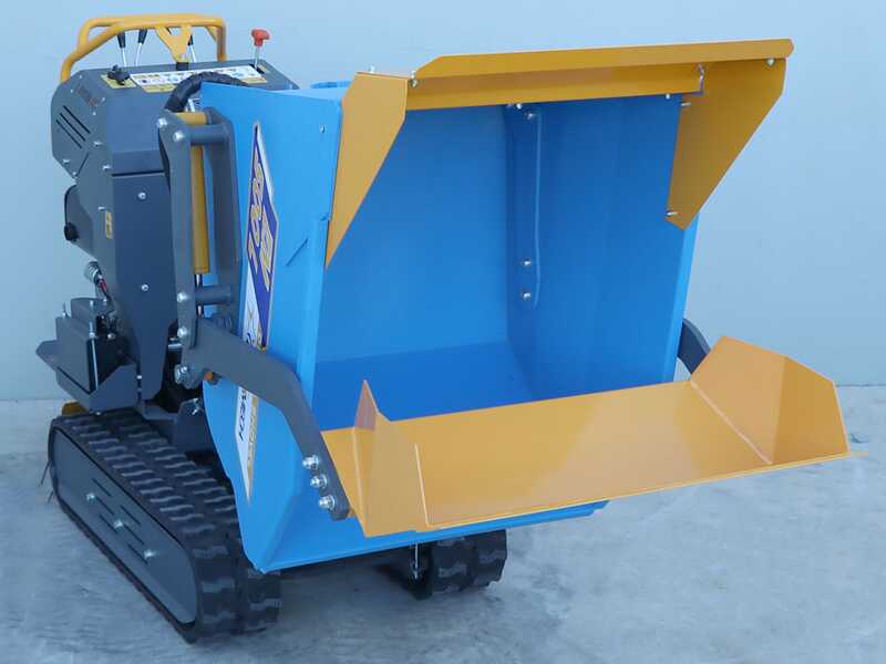 EuroMech EM500L-Dump &amp; Shovel - Carretilla dumper hidr&aacute;ulica de 500 kg con pala - Cambio hidrost&aacute;tico
