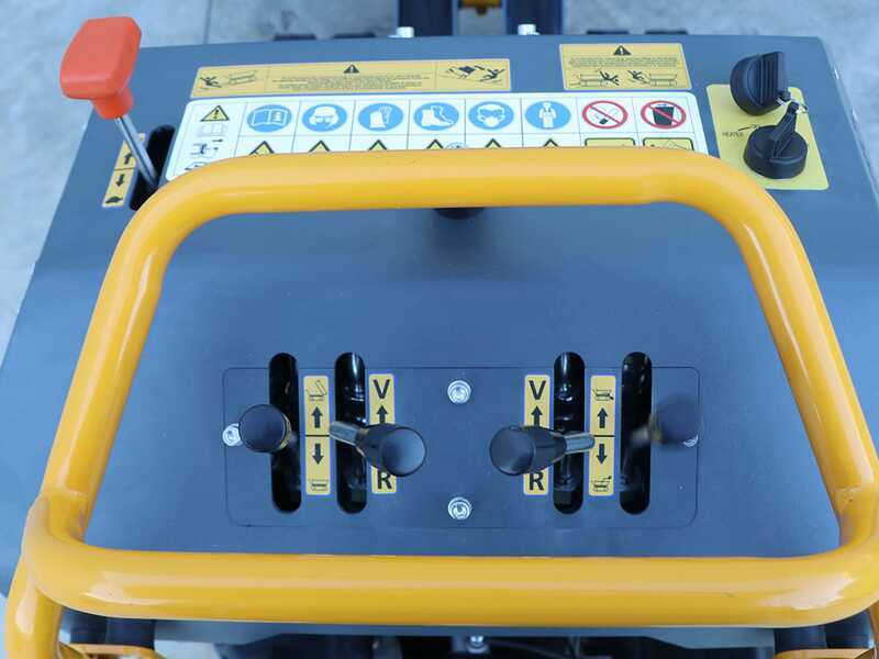 EuroMech EM500L-Dump &amp; Shovel - Carretilla dumper hidr&aacute;ulica de 500 kg con pala - Cambio hidrost&aacute;tico