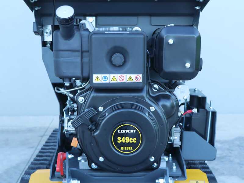 EuroMech EM500L-Dump &amp; Shovel - Carretilla dumper hidr&aacute;ulica de 500 kg con pala - Cambio hidrost&aacute;tico