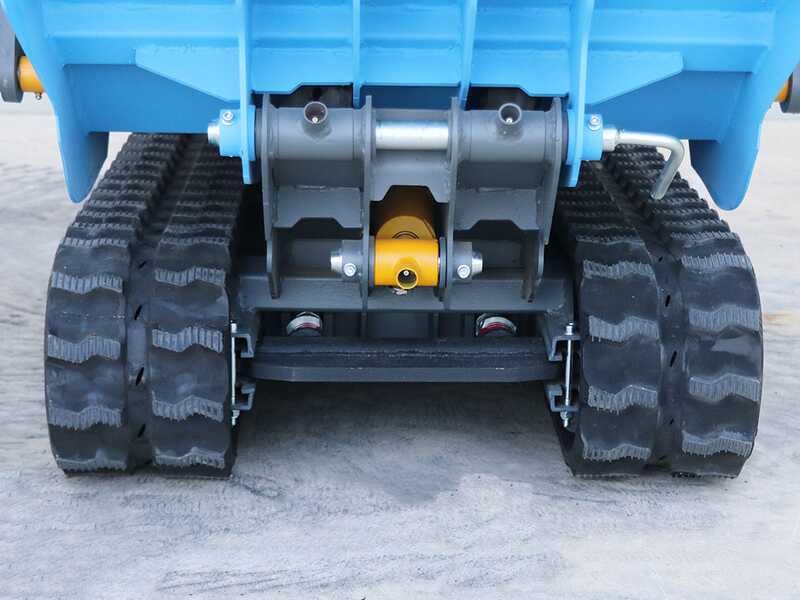 EuroMech EM500L-Dump &amp; Shovel - Carretilla dumper hidr&aacute;ulica de 500 kg con pala - Cambio hidrost&aacute;tico