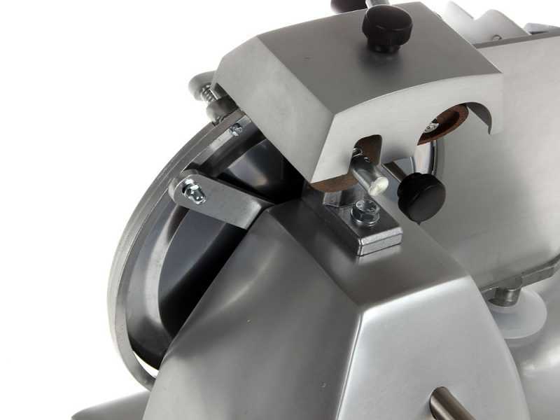 FAC S220AF -Cortadora de fiambre el&eacute;ctrica - CE Profesional - Cuerpo en aleaci&oacute;n de aluminio anodizado