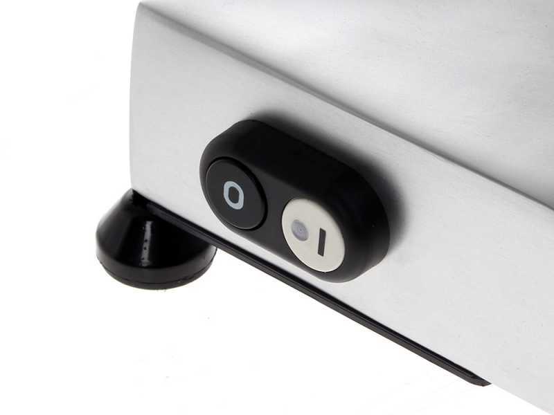 FAC S220AF -Cortadora de fiambre el&eacute;ctrica - CE Profesional - Cuerpo en aleaci&oacute;n de aluminio anodizado