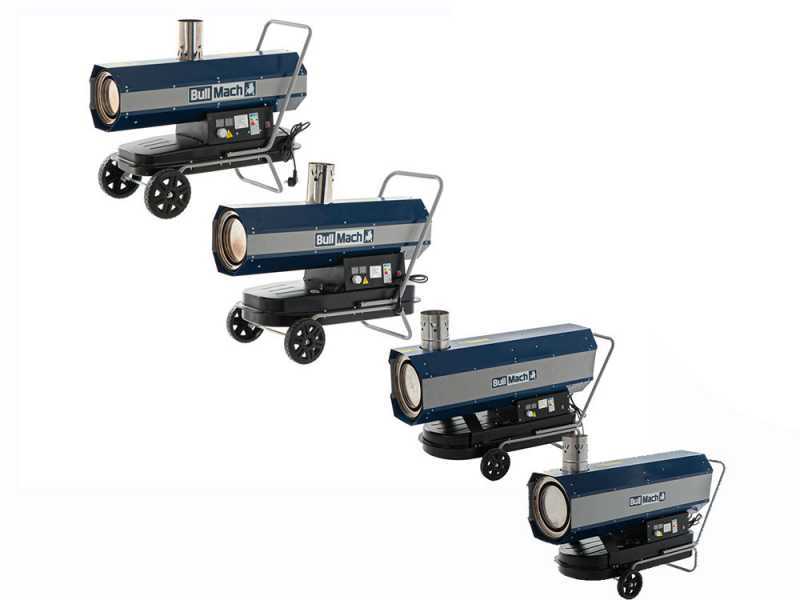 BullMach BM-IDH 30KW - Generador de aire caliente di&eacute;sel - de combusti&oacute;n indirecta