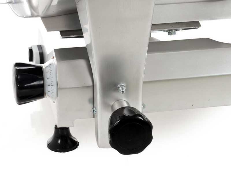 FAC F300E - Cortadora de fiambre a gravedad - CE Profesional - Cuerpo en aleaci&oacute;n de aluminio anodizado