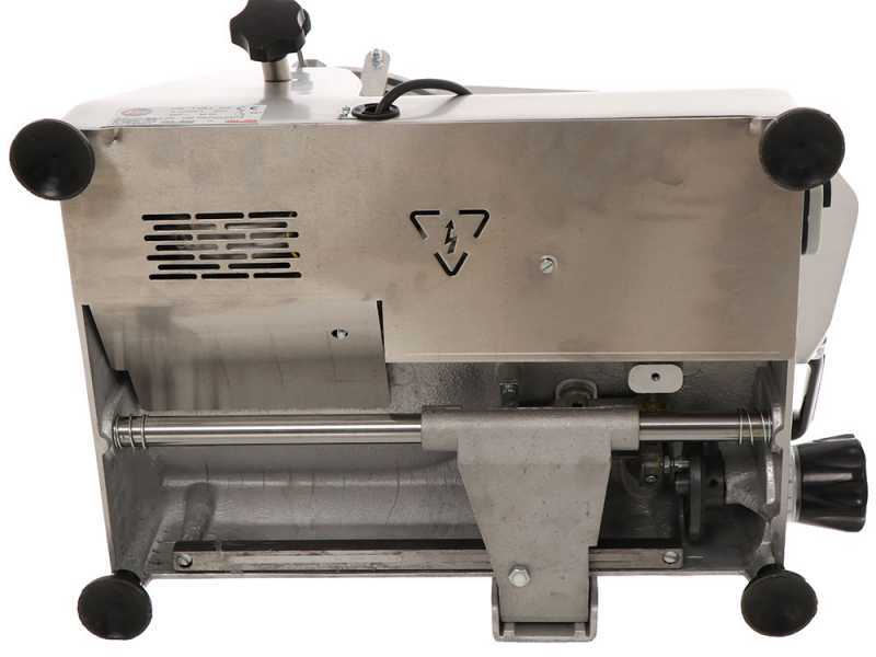 FAC F300E - Cortadora de fiambre a gravedad - CE Profesional - Cuerpo en aleaci&oacute;n de aluminio anodizado