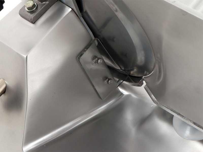 FAC F300E - Cortadora de fiambre a gravedad - CE Profesional - Cuerpo en aleaci&oacute;n de aluminio anodizado