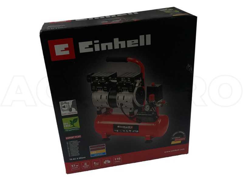Einhell TE-AC 6 Silent - Compresor de aire el&eacute;ctrico silencioso
