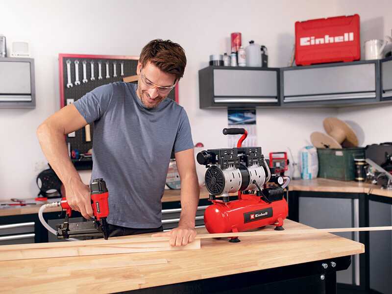 Einhell TE-AC 6 Silent - Compresor de aire eléctrico silencioso