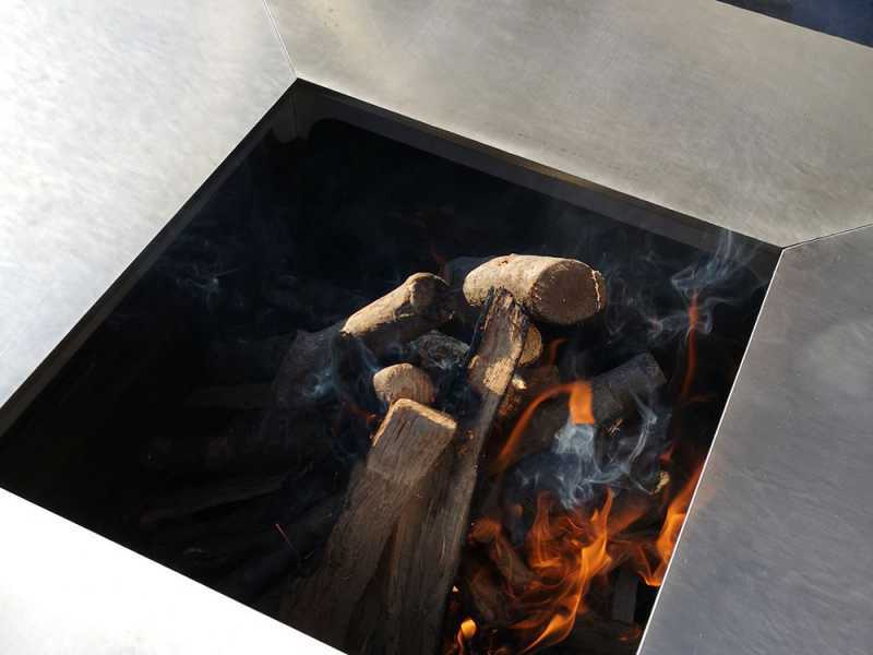 Top Line Gringo B038 - Barbacoa para le&ntilde;a de corten