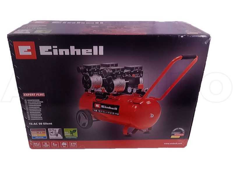Einhell TE-AC 50 Silent - Compresor el&eacute;ctrico - Con ruedas y silencioso