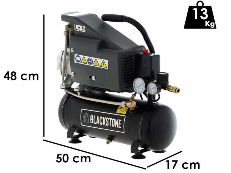 BlackStone LBC 09-15 - Compresor el&eacute;ctrico port&aacute;til - Dep&oacute;sito 9 litri - Presi&oacute;n 8 bar