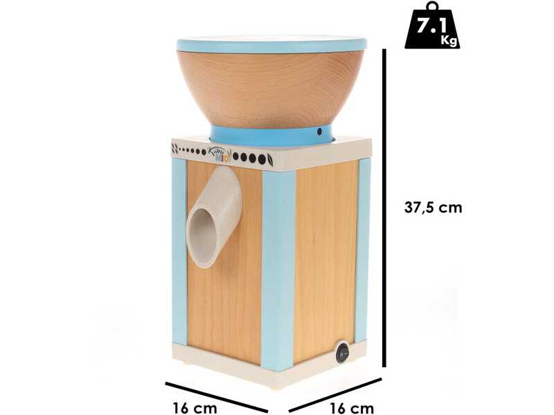 Komo KoMoMio Azul - Molino de harina de haya con piedra - 360W