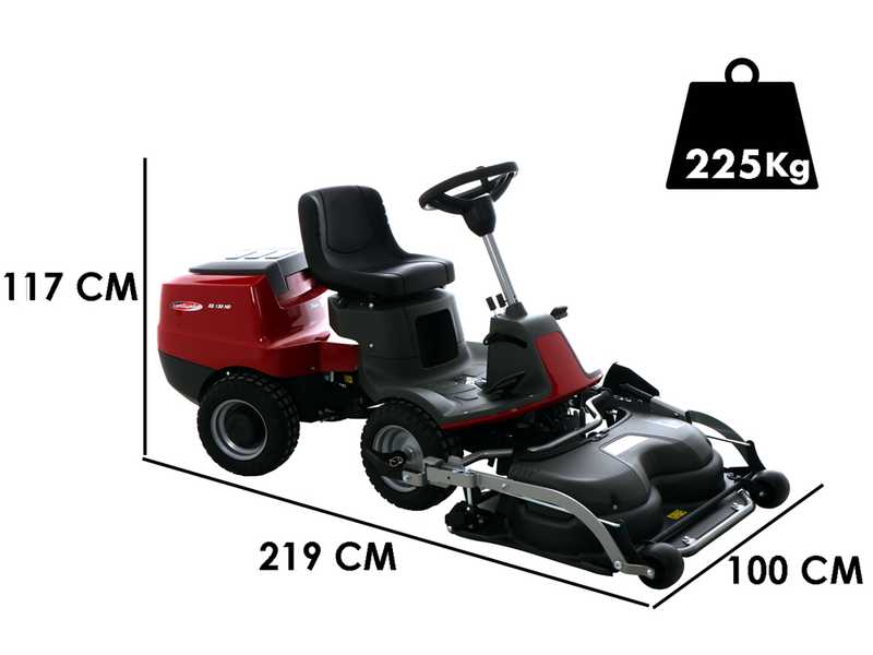 Tractor cortac&eacute;sped de corte frontal Castelgarden XQ 130 HD
