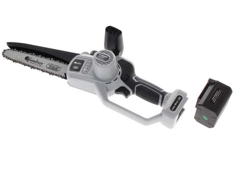 Podadora manual de bater&iacute;a Volpi KVS8000 - 21.6V 4 Ah - espada de 19 cm
