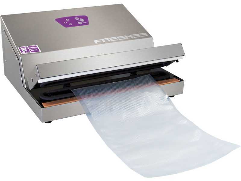 Besser Vacuum Fresh 33 - Envasadora al vac&iacute;o de acero inoxidable - Barra de soldadura de 33 cm