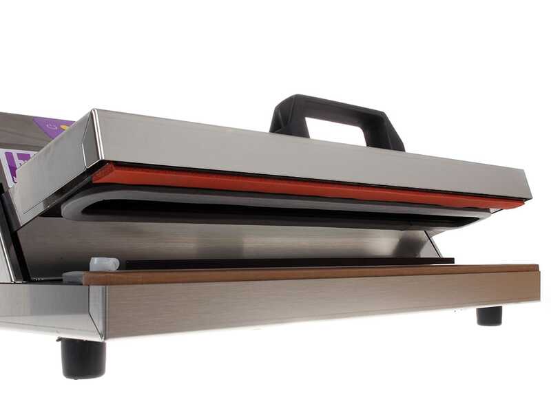 Besser Vacuum MIDI INOX - Envasadora al vac&iacute;o profesional - Doble barra de soldadura de 43 cm