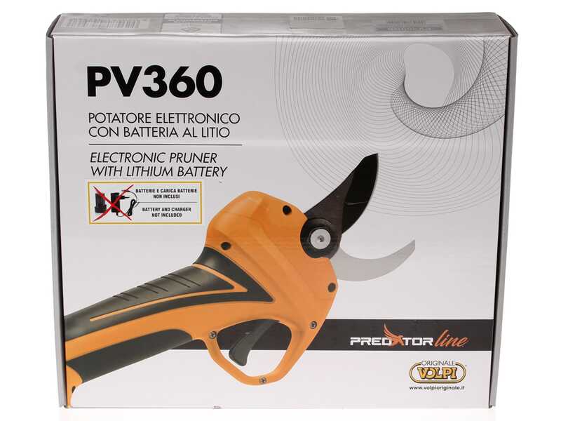 Volpi Predator PV360 - Tijeras el&eacute;ctricas de poda - 3x 14,4V 2,5Ah