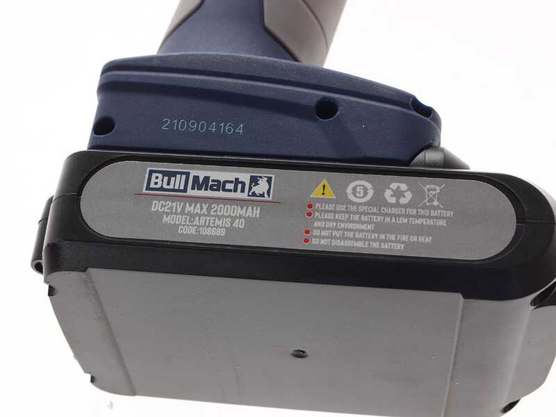 Tijeras el&eacute;ctricas de poda BullMach ARTEMIS 40 - Con 2 bater&iacute;as de 21V/2Ah
