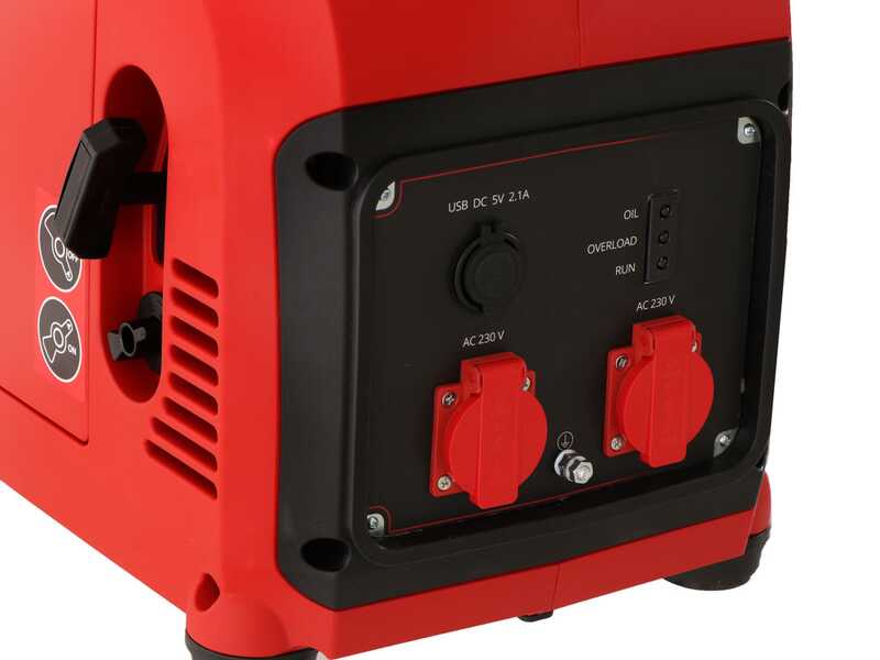 Einhell TC-IG 2000 - Generador de corriente inverter a gasolina 2 kW - Continua 1.8 kW Monof&aacute;sica