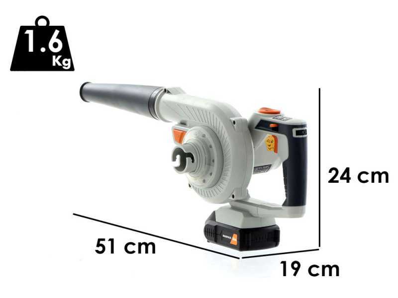 Soplador de bater&iacute;a Batavia Maxxpack 18V SOLO - SIN BATER&Iacute;A NI CARGADOR DE BATER&Iacute;AS