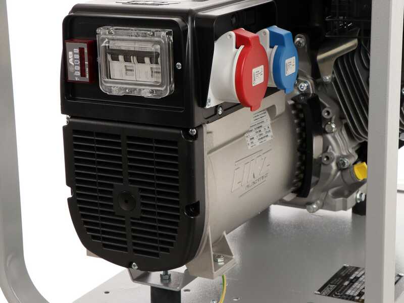 MOSA GE 8000 BBT - Generador de corriente a gasolina 6.4 kW - Continua 5.6 kW Trif&aacute;sico - Motor B&amp;S XR2100