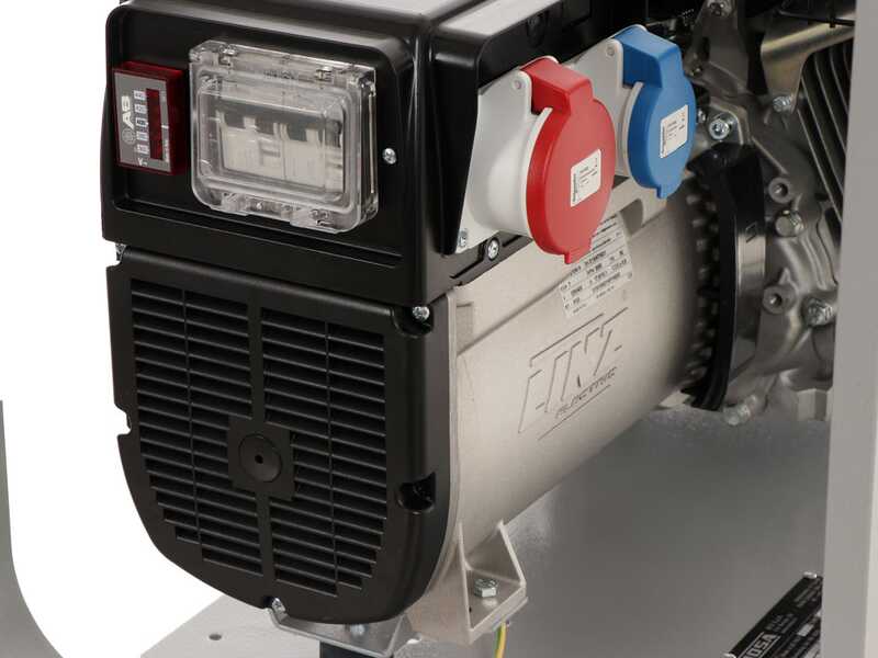 MOSA GE 8000 BBT - Generador de corriente a gasolina 6.4 kW - Continua 5.6 kW Trif&aacute;sico - Motor B&amp;S XR2100
