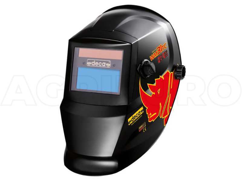 M&aacute;scara profesional Deca a casco para soldar WM31TC LCD DIN 9&gt;13