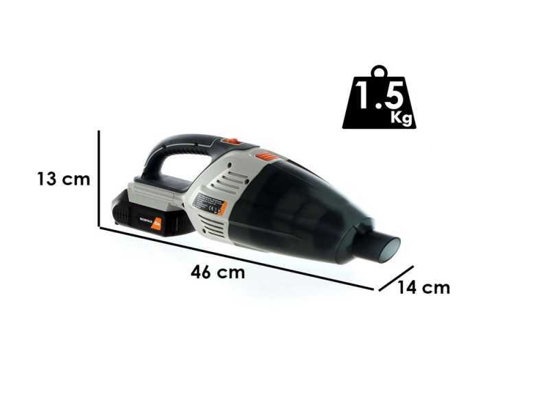 Aspirador port&aacute;til manual Batavia - SIN BATER&Iacute;A Y CARGADOR DE BATER&Iacute;A