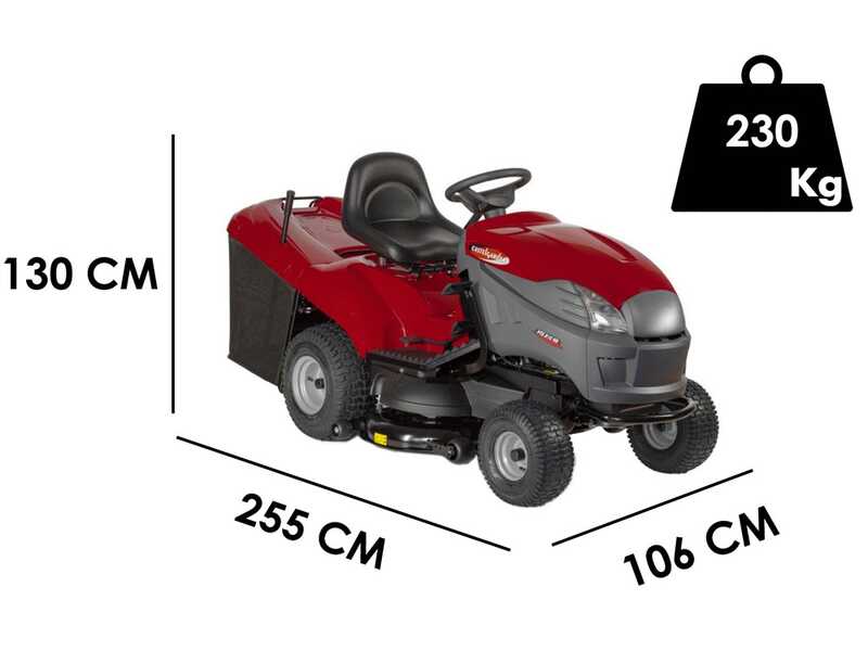 Tractor cortac&eacute;sped Castelgarden PTX 210 HD - cambio hidrost&aacute;tico - saco de recogida