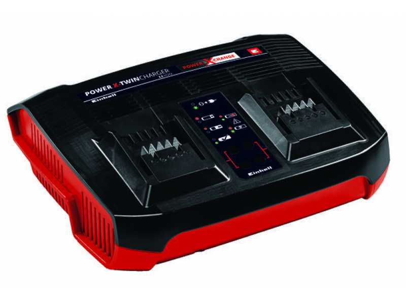 Cargador de bater&iacute;as doble Einhell Power X-Twincharger 3 A - Para bater&iacute;as de 18V